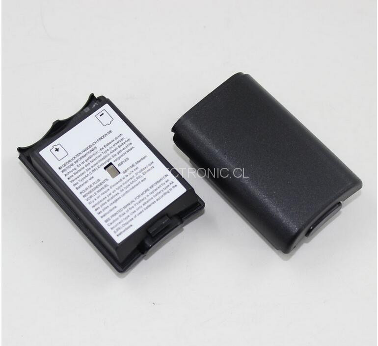 Tapa Porta Pilas Control De Xbox 360 Negra