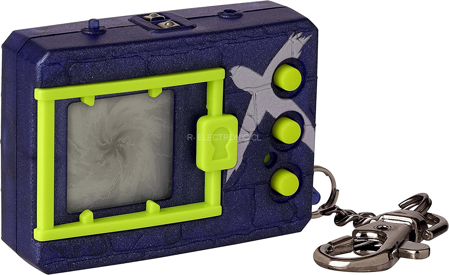 Digimon X2 Tamagotchi Azul Marino Y Plata