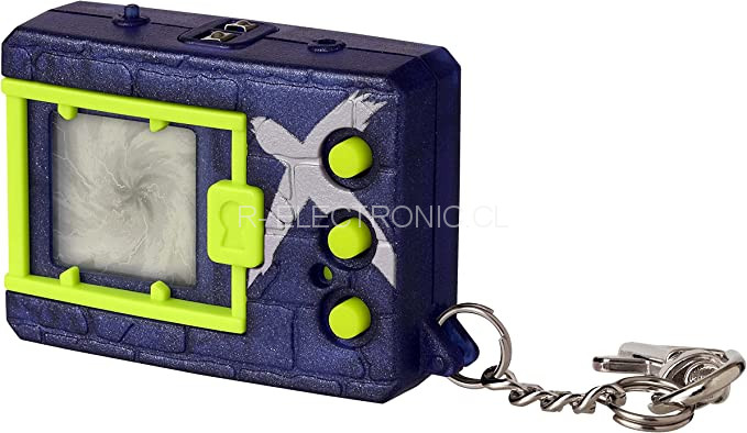 Digimon X2 Tamagotchi Azul Marino Y Plata - Imagen 3
