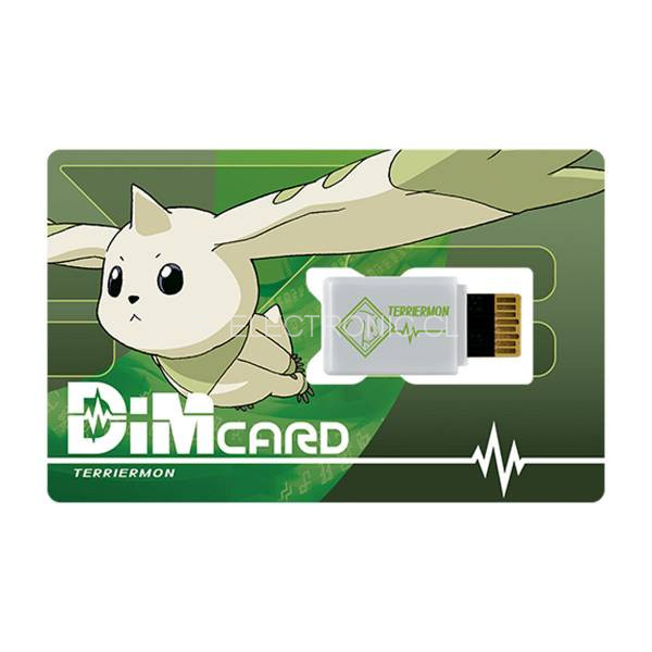 DIM CARD EX2 TERRIERMON DIGIMON VITAL BRACELET - Imagen 2