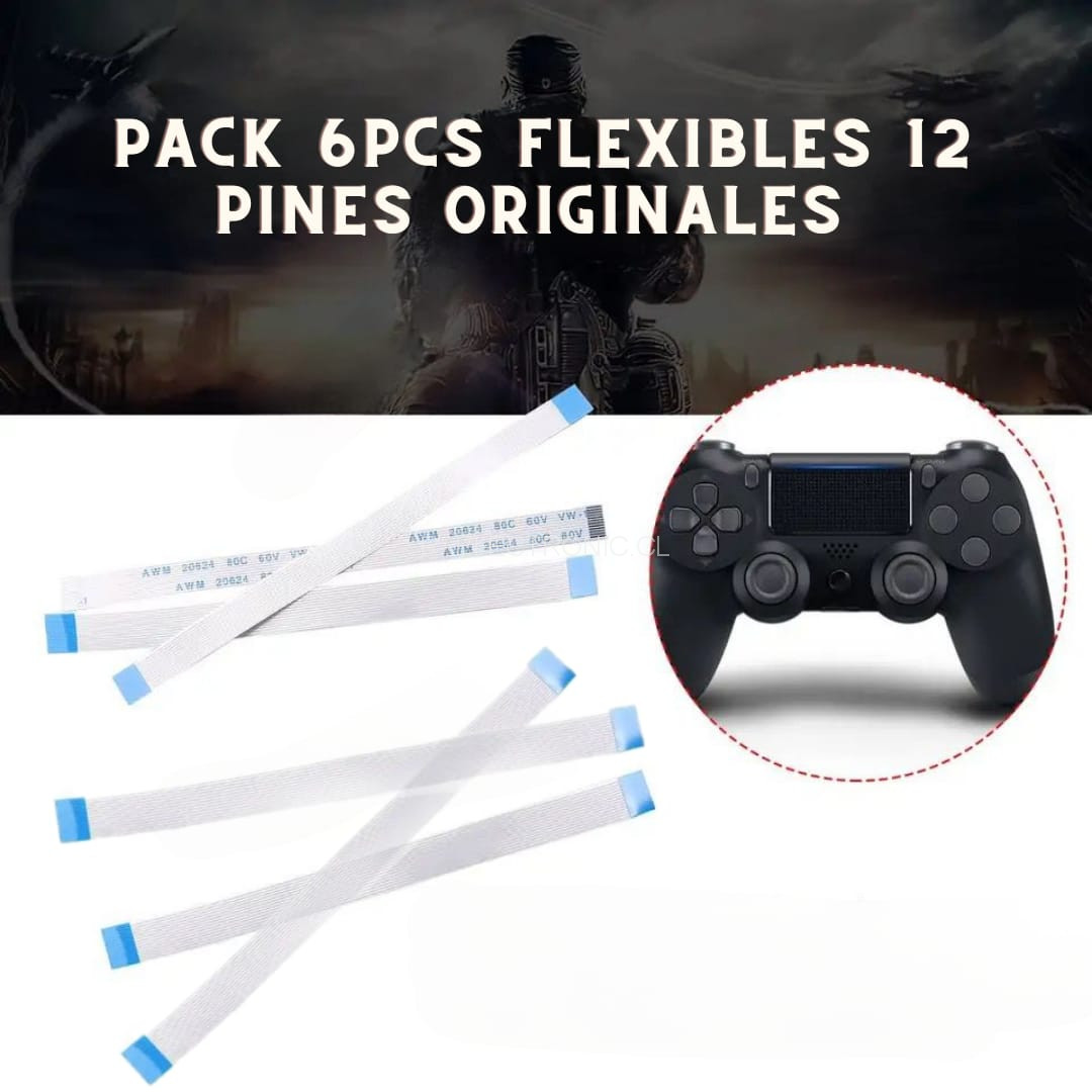 Pack 6 Pcs Flexibles 12 pines original