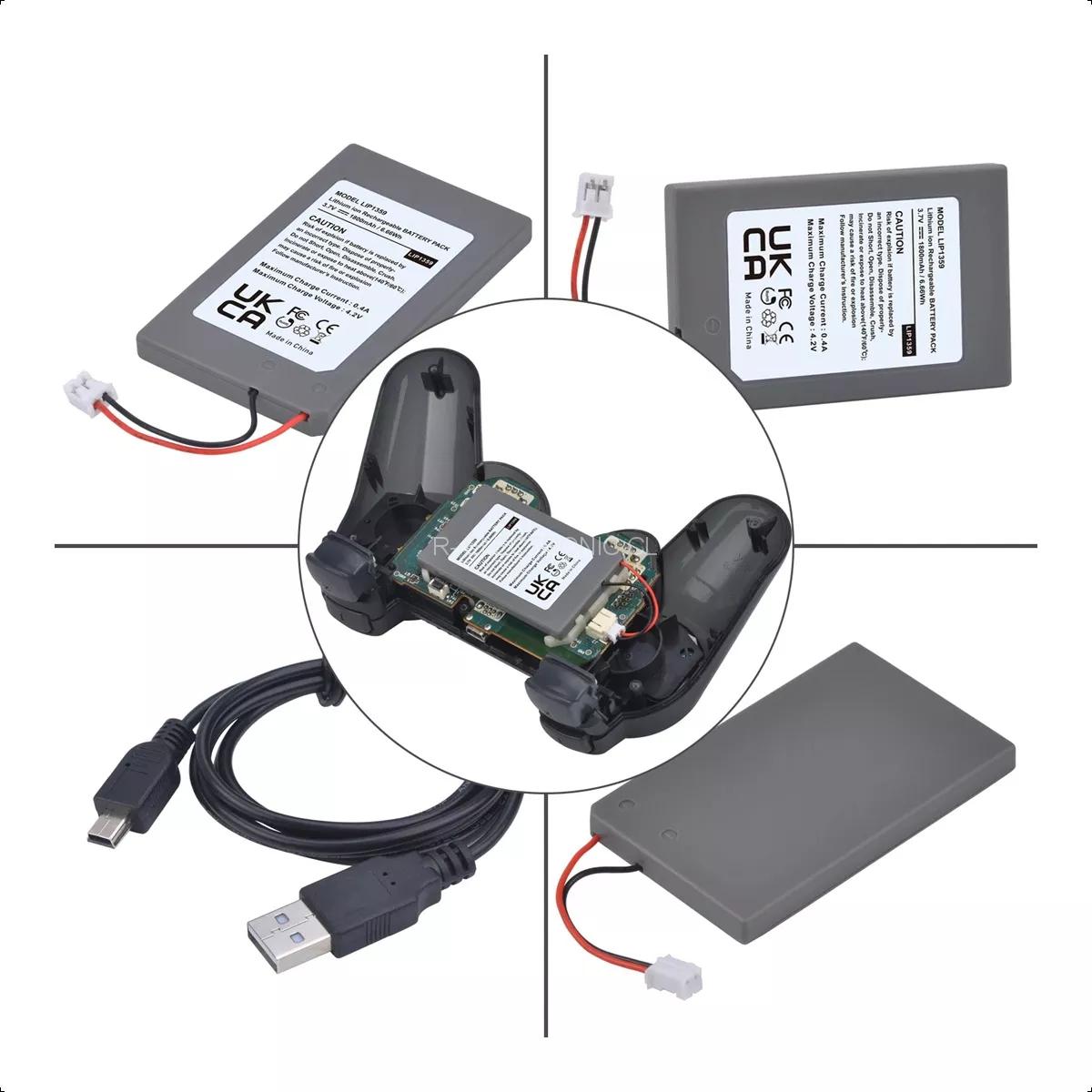 Bateria para Control Ps3 Con Cable - Imagen 7