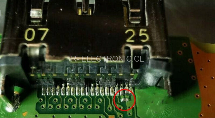 Condensador puerto HDMI ps5